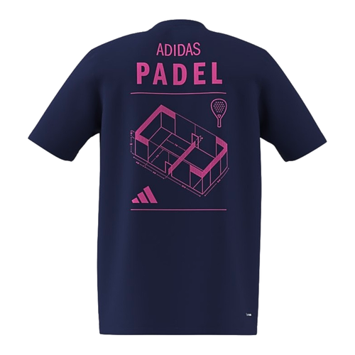 T-shirt Adidas Padel Cat Bleu Marine  - Esprit Padel Shop