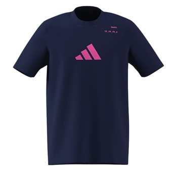 T-shirt Adidas Padel Cat Bleu Marine  - Esprit Padel Shop