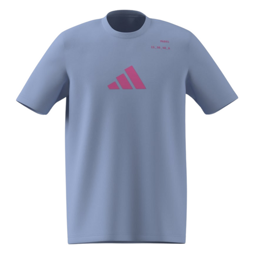 T-shirt Adidas Padel Cat Bleu - Esprit Padel Shop