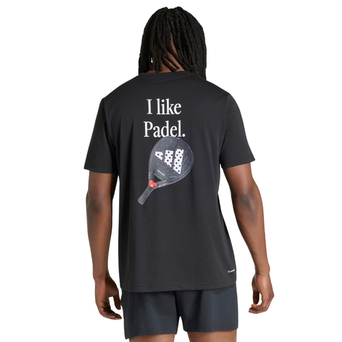T-shirt Adidas Padel Cat Noir - Esprit Padel Shop