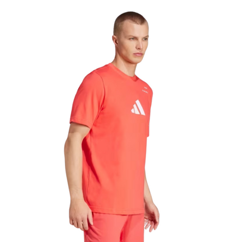 T-shirt Adidas Padel Cat Rouge - Esprit Padel Shop