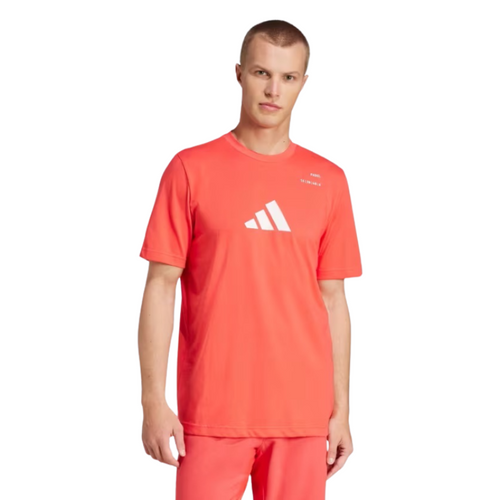 T-shirt Adidas Padel Cat Rouge - Esprit Padel Shop