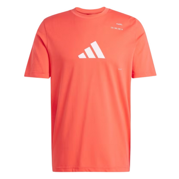 T-shirt Adidas Padel Cat Rouge - Esprit Padel Shop
