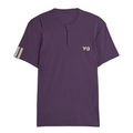 Purple Adidas Y-3 Zip T-shirt