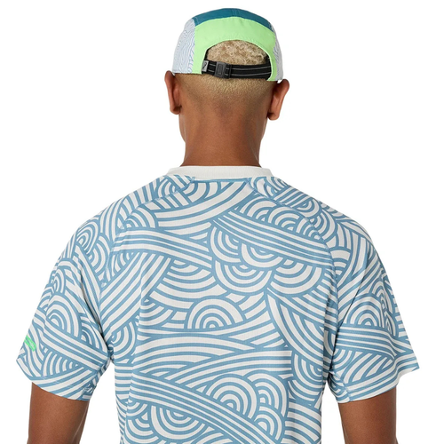 T-shirt Asics Padel Court All Over Print Beige - Esprit Padel Shop