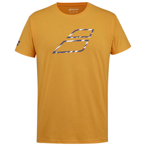 T-shirt Babolat Exercice Big Flag Orange 2024 face - Esprit Padel Shop