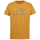 T-shirt Babolat Exercice Big Flag Orange 2024 face - Esprit Padel Shop