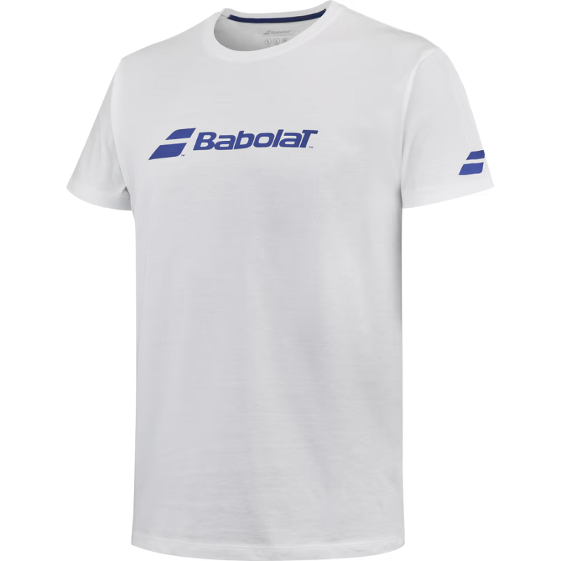 T-shirt Babolat Exercice Tee Blanc 2024 - Esprit Padel Shop