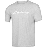 T-shirt Babolat Exercice Tee Boy gris face - Esprit Padel Shop