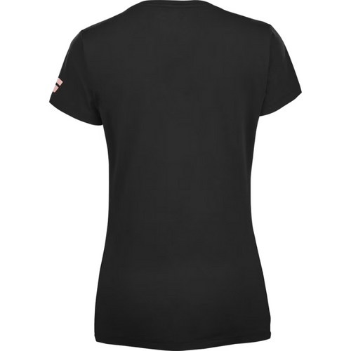 T-shirt Babolat Exercice Tee Noir Femme 2024 - Esprit Padel Shop