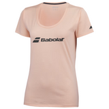 T-shirt Babolat Exercice Woman Tee Rose 2024 3q - Esprit Padel Shop
