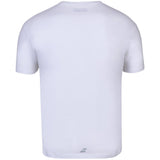 T-shirt Babolat exercice Tee blanc dos - Esprit Padel Shop
