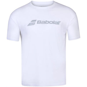 T-shirt Babolat exercice Tee blanc face - Esprit Padel Shop