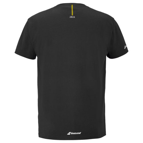T-shirt Babolat Exercise Message Tee Noir 2026 - Esprit Padel Shop