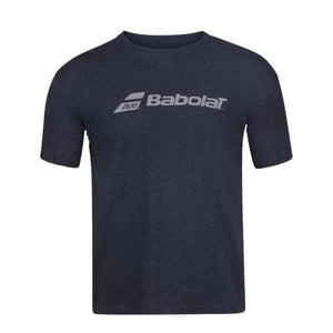 T-shirt Babolat exercice tee noir face - Esprit Padel Shop