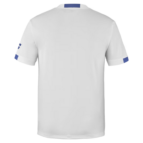 T-shirt Babolat Play Crew Neck Tee blanc 2024 dos - Esprit Padel Shop