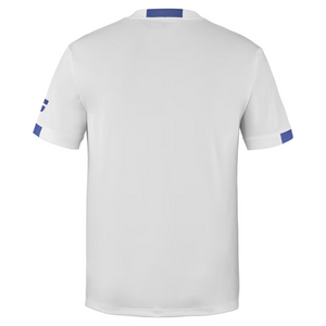 T-shirt Babolat Play Crew Neck Tee blanc 2024 dos - Esprit Padel Shop