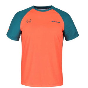 T-shirt Babolat Play Crew Neck Tee Lebron orange face - Esprit Padel Shop