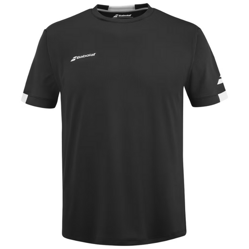 T-shirt Babolat Play Crew Neck Tee Noir 2024 face - Esprit Padel Shop