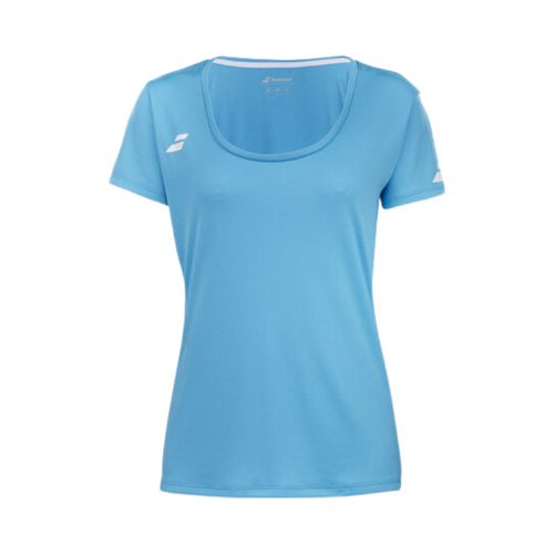 T-shirt Babolat Play Sleeve Top Junior Femme Bleu Clair 2024 - Esprit Padel Shop