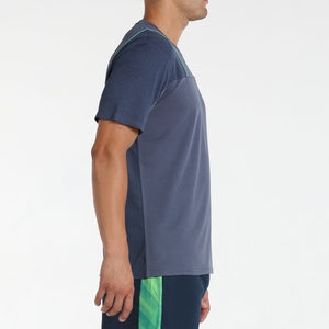 T-shirt Bullpadel Osera Bleu marine cote - Esprit Padel Shop