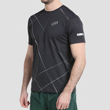 T-shirt Bullpadel Aireo Noir 3q - Esprit Padel Shop