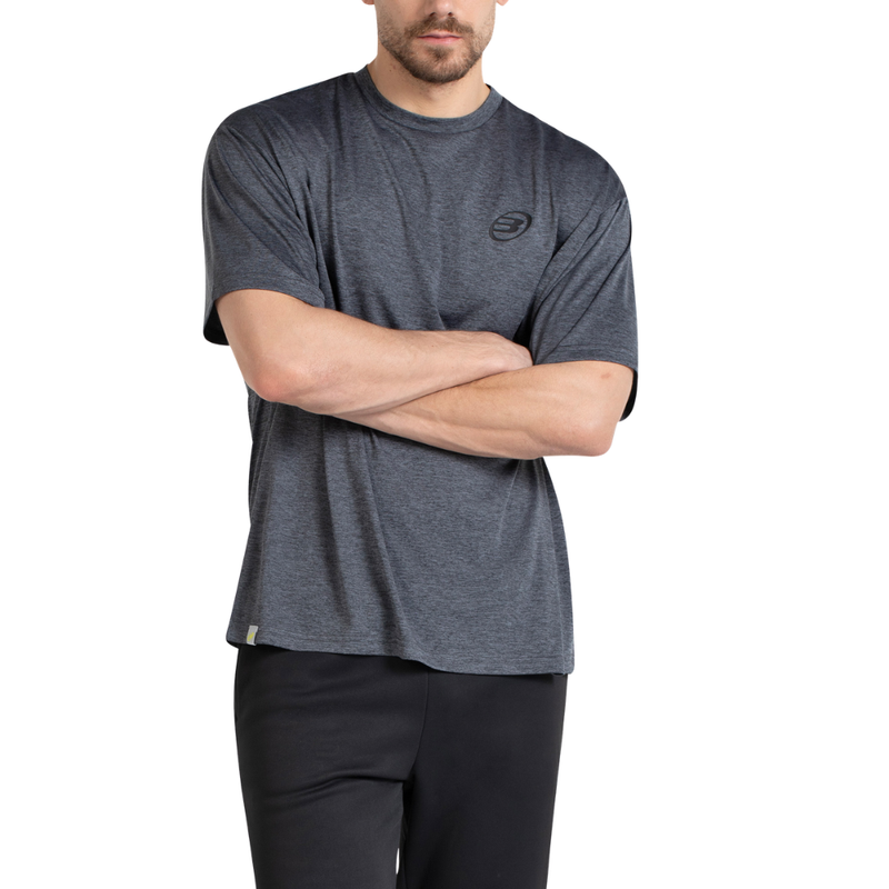 T-shirt Bullpadel Banes Gris Foncé Unisexe - Esprit Padel Shop