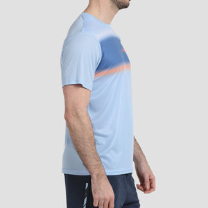 T-shirt Bullpadel Lacar Bleu clair cote - Esprit Padel Shop