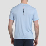 T-shirt Bullpadel Lacar Bleu clair dos - Esprit Padel Shop