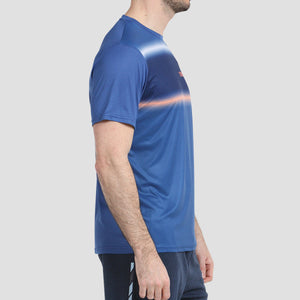 T-shirt Bullpadel Lacar Bleu cote - Esprit Padel Shop