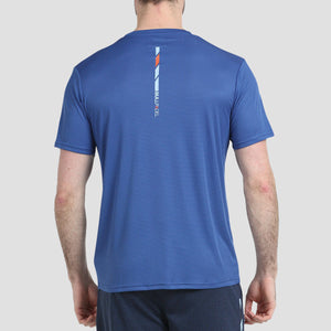 T-shirt Bullpadel Lacar Bleu dos - Esprit Padel Shop
