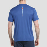 T-shirt Bullpadel Lacar Bleu dos - Esprit Padel Shop