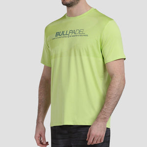 T-shirt Bullpadel Leteo jaune 3q - Esprit Padel Shop