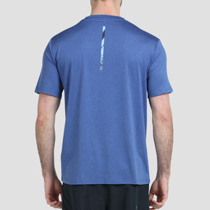 T-shirt Bullpadel Leteo bleu dos - Esprit Padel Shop