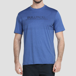 T-shirt Bullpadel Leteo bleu face - Esprit Padel Shop