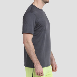 T-shirt Bullpadel Leteo Noir cote - Esprit Padel Shop