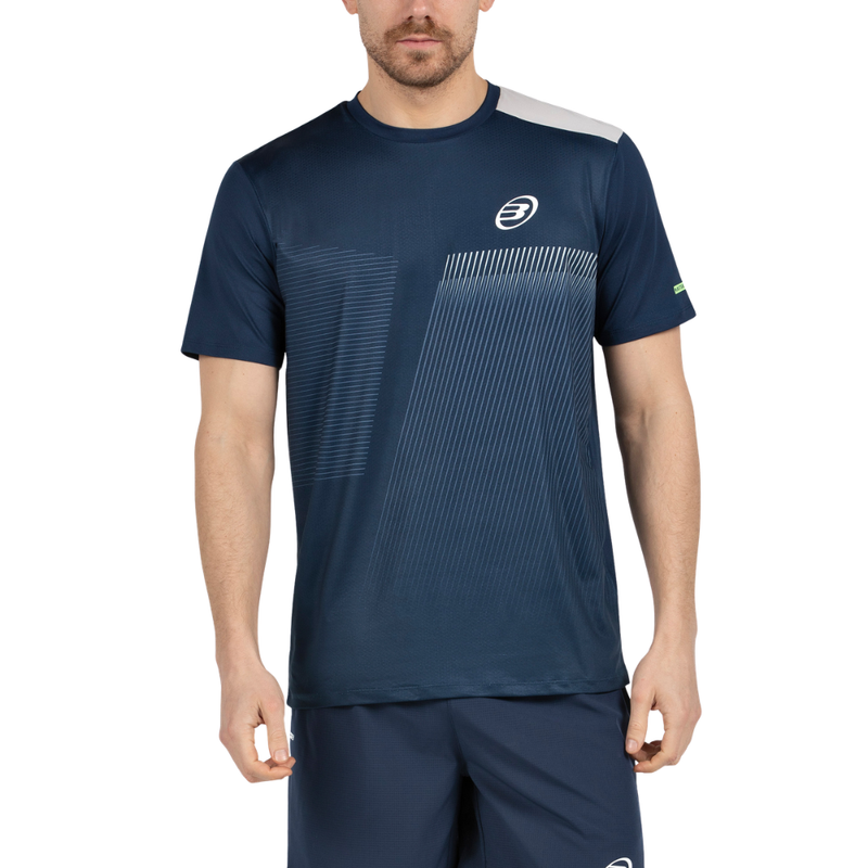 T-shirt Bullpadel Motril Bleu Marine - Esprit Padel Shop