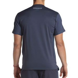 T-shirt Bullpadel Niue Bleu dos - Esprit Padel Shop