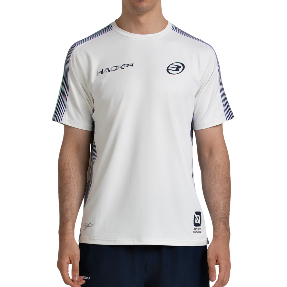 T-shirt Bullpadel Replica Paquito 26V Blanc - Esprit Padel Shop 