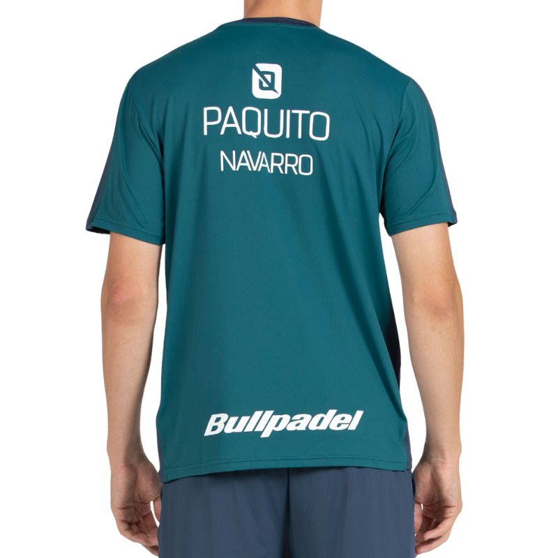 T-shirt Bullpadel Replica Paquito 25I Vert - Esprit Padel Shop
