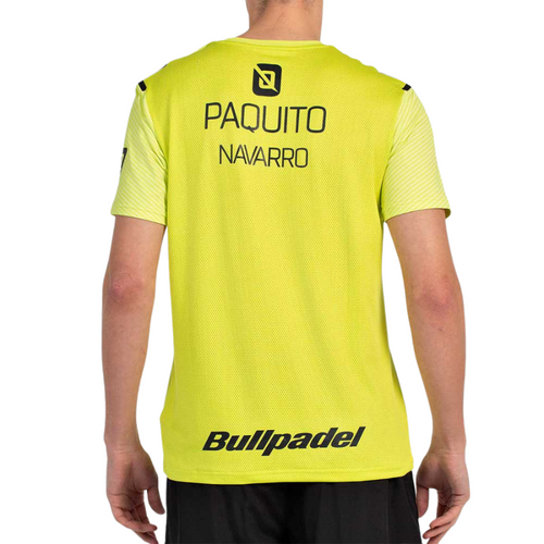 T-shirt Bullpadel Replica Paquito 25V Jaune Junior Boy - Esprit Padel Shop