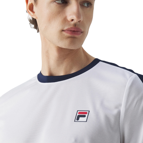 T-shirt Fila Elias Blanc - Esprit Padel Shop