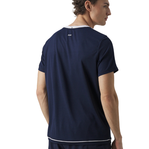 T-shirt Fila Elias Bleu Marine - Esprit Padel Shop
