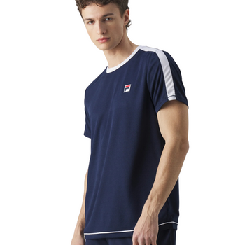 T-shirt Fila Elias Bleu Marine - Esprit Padel Shop