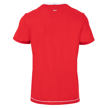 T-shirt Fila Elias Rouge - Esprit Padel Shop