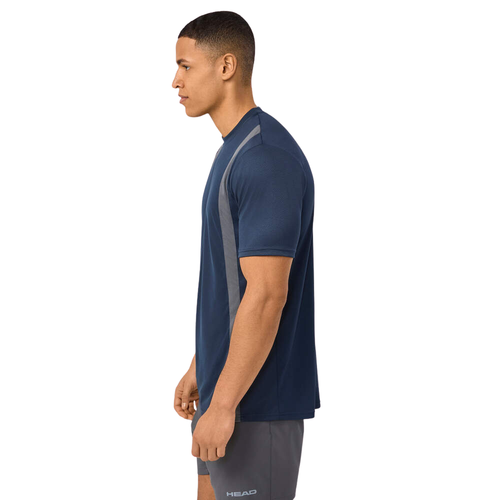 T-shirt Head Club Tech Bleu Marine - Esprit Padel Shop