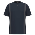 T-shirt Head Club Tech marineblauw