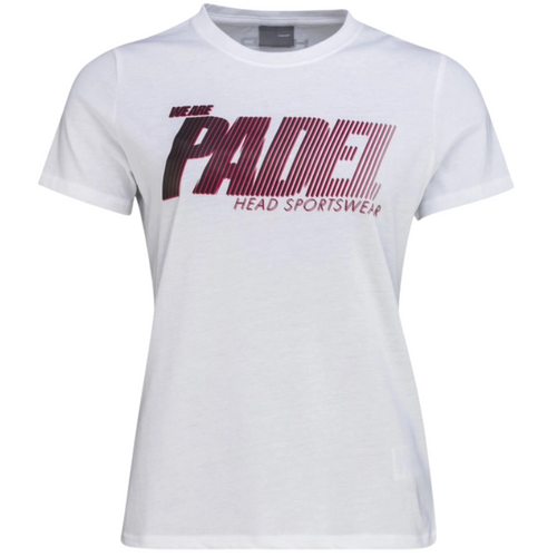 T-shirt Head Padel SPW Blanc Femme - Esprit Padel Shop