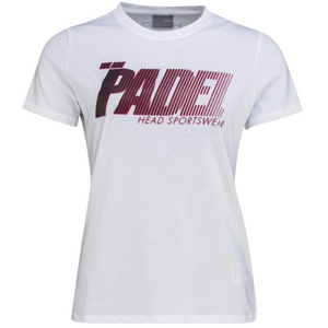 T-shirt Head Padel SPW Blanc Femme - Esprit Padel Shop