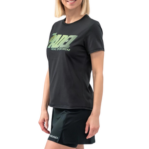 T-shirt Head Padel SPW Noir Femme - Esprit Padel Shop